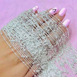 Promo Cadenas Singapur con bolita x15u Plata 925 