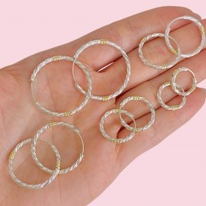 ARO CUBANO TORNEADO X5 PLATA Y ORO