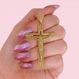 Dije Cristo de Oro 18k