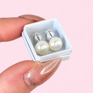 Abridor Media Perla 8mm de Plata 925