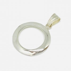 Dije Forma de Circulo 33mm de Plata 925