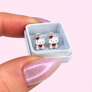 Abridor Hello Kitty Amor Esmaltado de Plata 925
